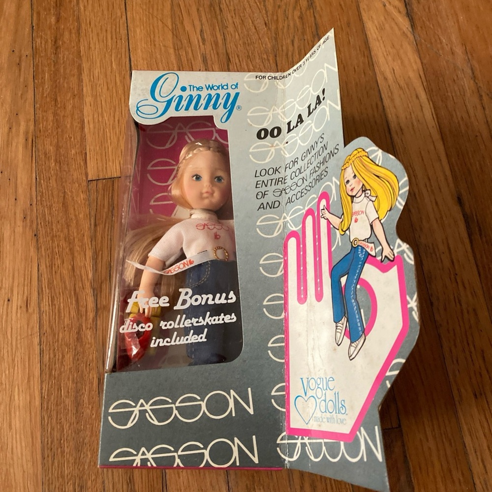 Vintage 1981 The World of Ginny Vogue Doll with Roller Skates